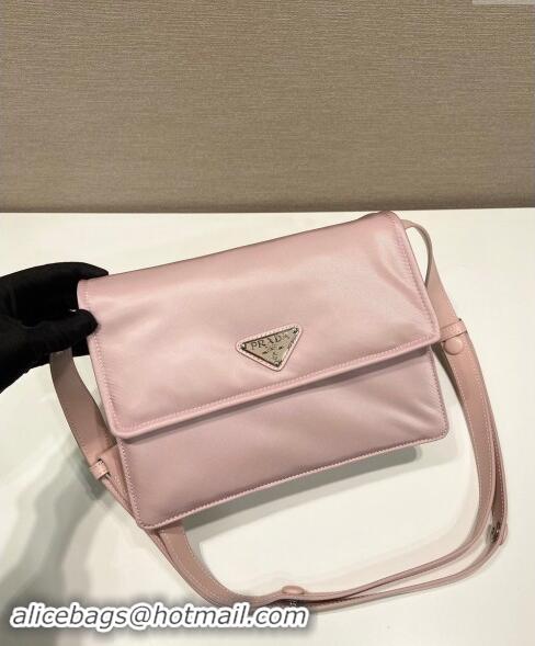 Market Sells Prada Small Nylon Shoulder Bag 1BD258 Light Pink 2023