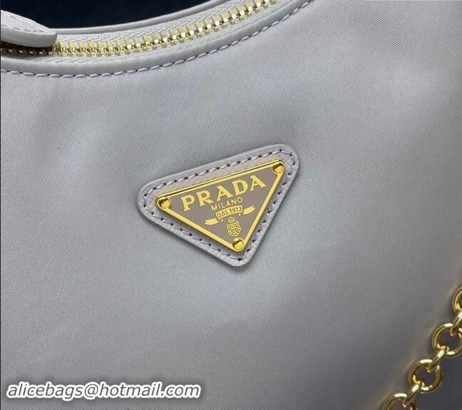 Famous Brand Prada Re-Edition 2005 Re-Nylon Bag 1BH204 Light Purple 2023 NEW