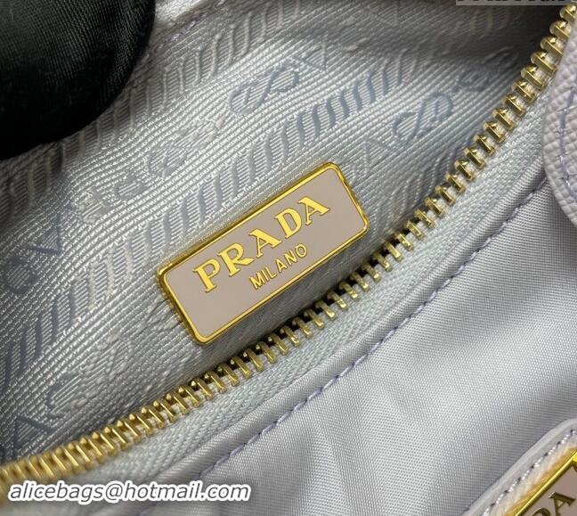 Famous Brand Prada Re-Edition 2005 Re-Nylon Bag 1BH204 Light Purple 2023 NEW