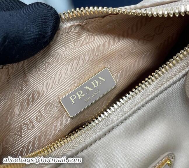 Well Crafted Prada Re-Edition 2005 Re-Nylon Bag 1BH204 Beige 2023 NEW