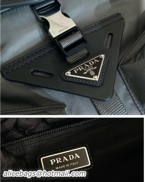 Super Quality Prada Mens Nylon shoulder bag 2VD062 Grey 2023