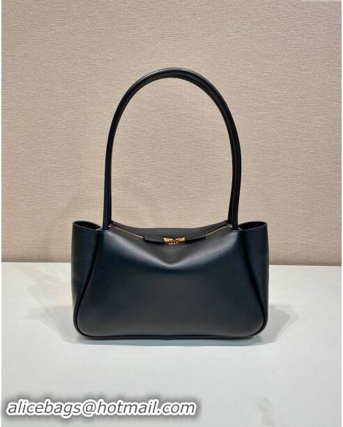 Fashion Discount Prada Leather Handbag 1BA444 Black 2023