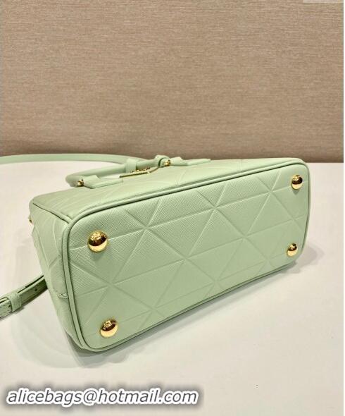 Super Quality Prada Small Galleria Quilted Saffiano Leather Bag 1BA896 Green 2023