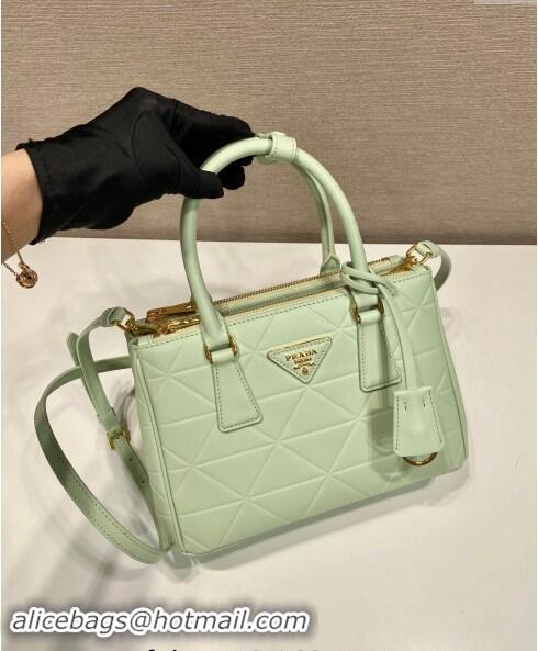 Super Quality Prada Small Galleria Quilted Saffiano Leather Bag 1BA896 Green 2023