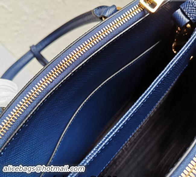 Super Quality Prada Large Saffiano Leather Handband 1BA232 Royal Blue 2023