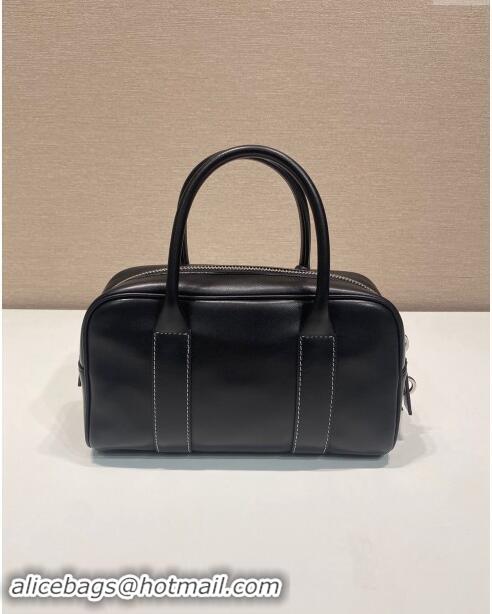 Grade Quality Prada Leather Top handle Bag 1BA846 Black 2023