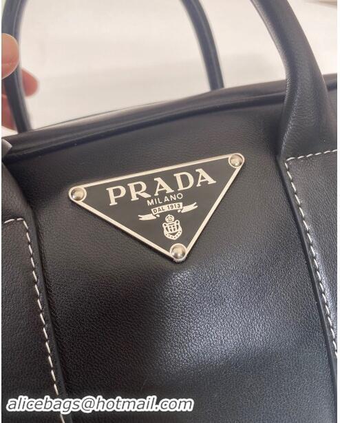 Grade Quality Prada Leather Top handle Bag 1BA846 Black 2023