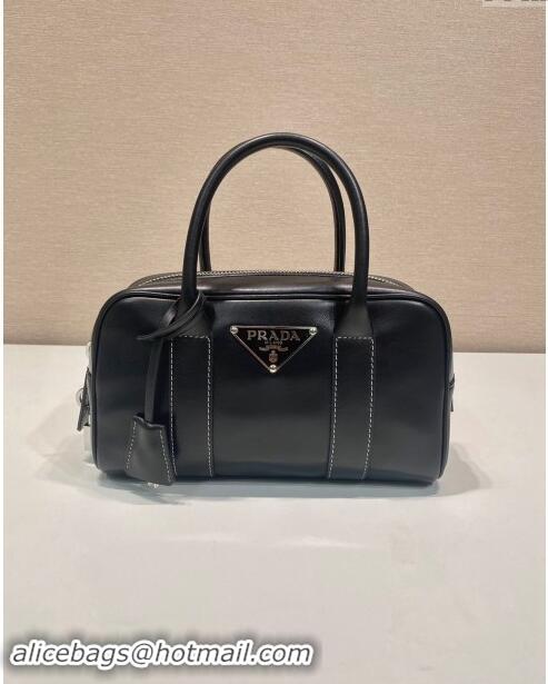 Grade Quality Prada Leather Top handle Bag 1BA846 Black 2023