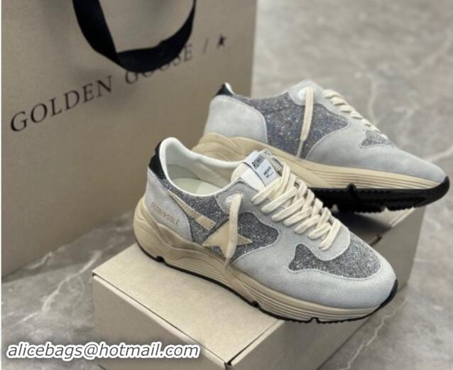 Durable Golden Goose Running Sole Sneakers embellished with Strass and ivory white star 530034