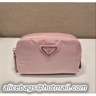 Top Grade Prada Re-Nylon necessaire pouch 1NA339 Light Pink 2023