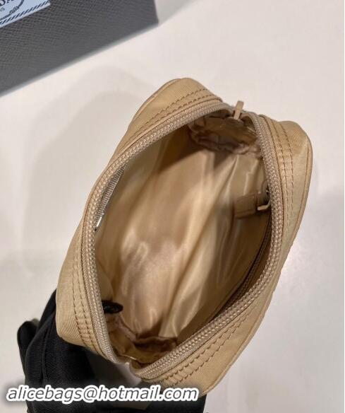 Luxury Cheap Prada Re-Nylon necessaire pouch 1NA339 Beige 2023