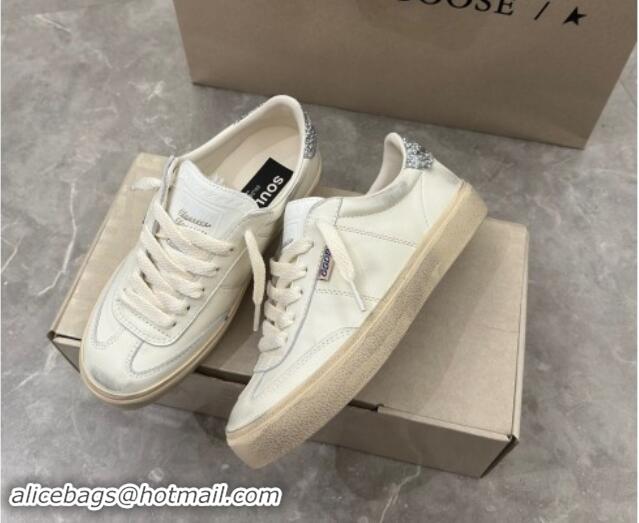 Low Price Golden Goose Soul Star Sneakers in White Leather 905073