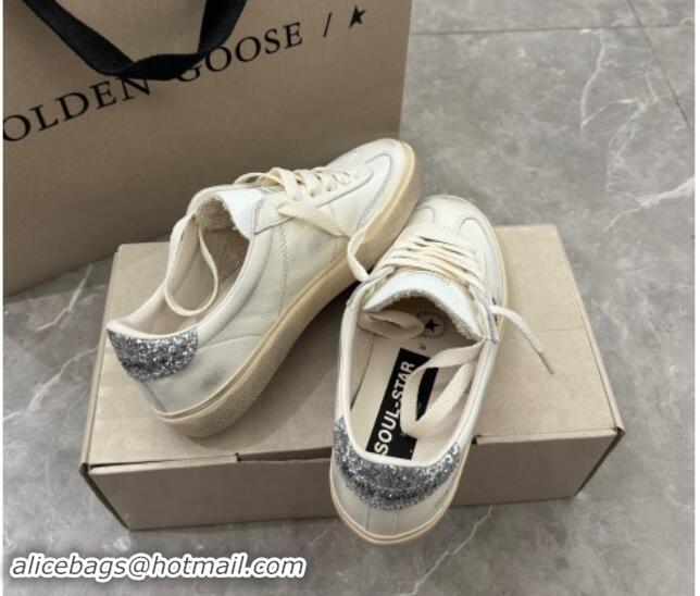 Low Price Golden Goose Soul Star Sneakers in White Leather 905073