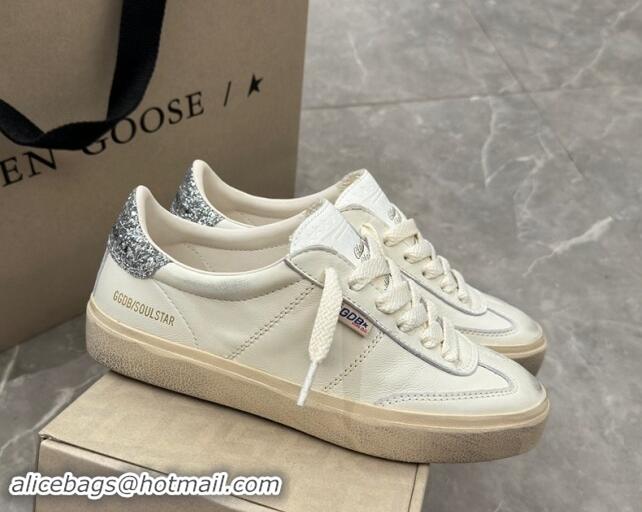 Low Price Golden Goose Soul Star Sneakers in White Leather 905073