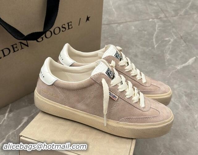 Durable Golden Goose Soul Star Sneakers in Suede Nude Pink 905074