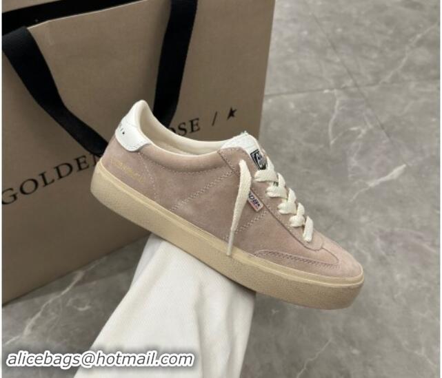 Durable Golden Goose Soul Star Sneakers in Suede Nude Pink 905074