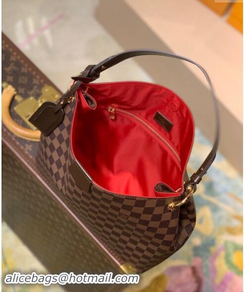 Top Design Louis Vuitton Monogram Ebene Canvas Graceful PM Tote Bag N44044