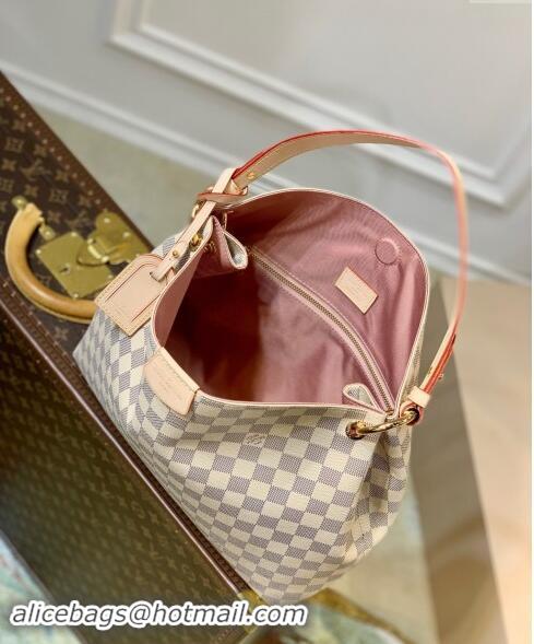 Good Taste Louis Vuitton Damier Azur Canvas Graceful PM Tote Bag N42249