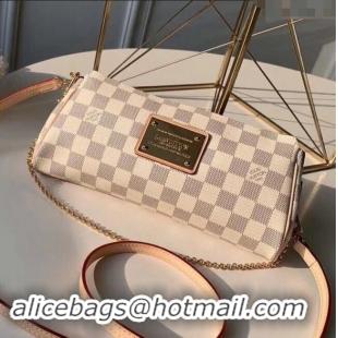 Top Grade Louis Vuitton Eva Damier Azur Canvas Crossbody Bag M55214