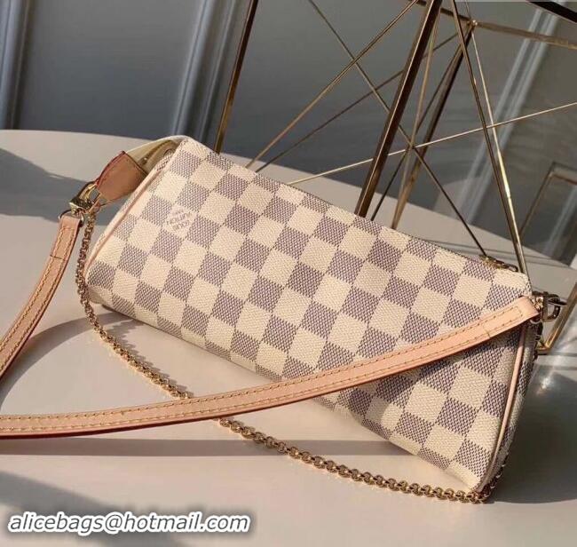 Top Grade Louis Vuitton Eva Damier Azur Canvas Crossbody Bag M55214