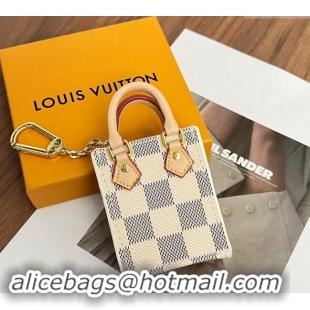 Well Crafted Louis Vuitton Damier Azur Canvas Mini Pouch Bag Charm Damier Azur LV0403 2024