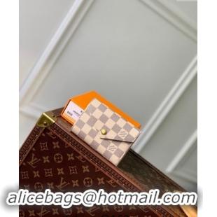 Super Quality Louis Vuitton Damier Azur Canvas Victorine Wallet N64022 2024