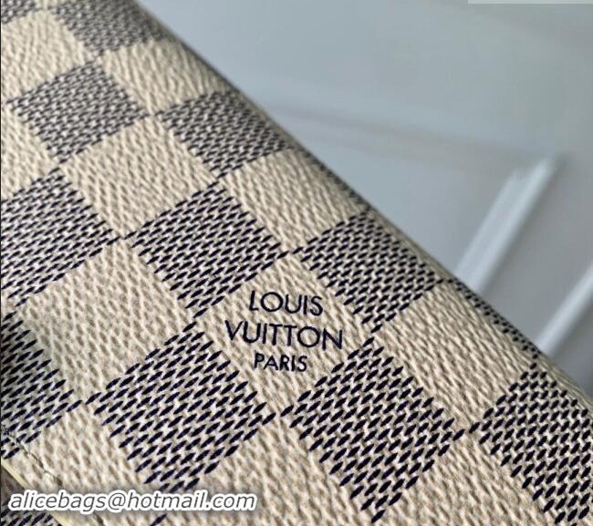 Top Design Louis Vuitton Damier Azure Canvas Emilie Wallet N41625 2024