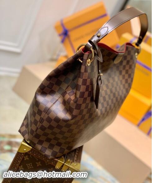 Luxury Cheap Louis Vuitton Damier Ebene Canvas Graceful MM Tote Bag N44045