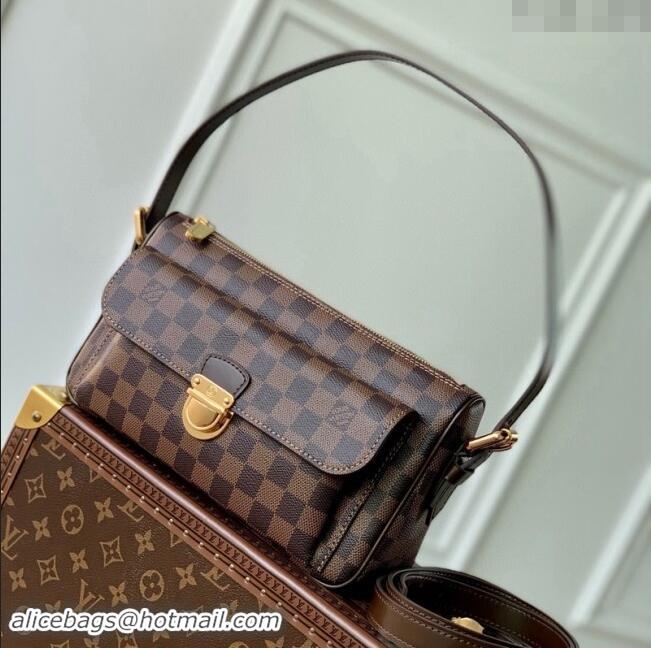 Promotional Louis Vuitton Vintage Damier Ebene Canvas Shoulder Bag M60006