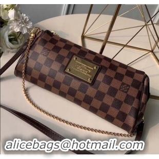 Buy Discount Louis Vuitton Damier Ebene Canvas Eva Crossbody Bag M55213