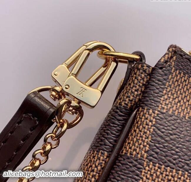 Buy Discount Louis Vuitton Damier Ebene Canvas Eva Crossbody Bag M55213