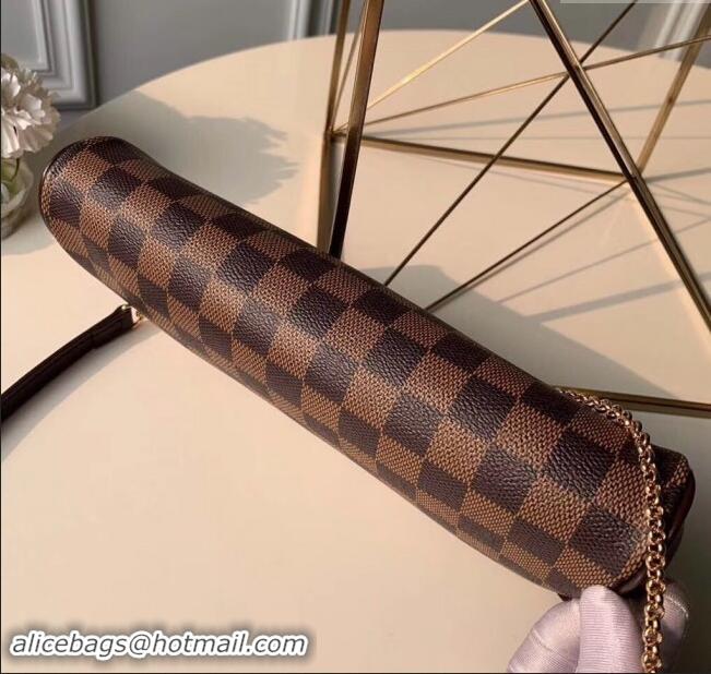 Buy Discount Louis Vuitton Damier Ebene Canvas Eva Crossbody Bag M55213