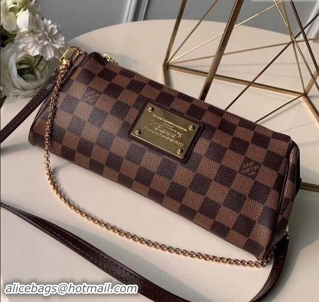 Buy Discount Louis Vuitton Damier Ebene Canvas Eva Crossbody Bag M55213