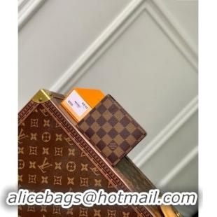 Most Popular Louis Vuitton Damier Ebene Canvas Multiple Wallet N62663 2024