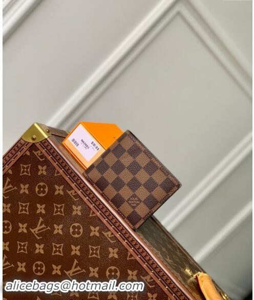 Most Popular Louis Vuitton Damier Ebene Canvas Multiple Wallet N62663 2024