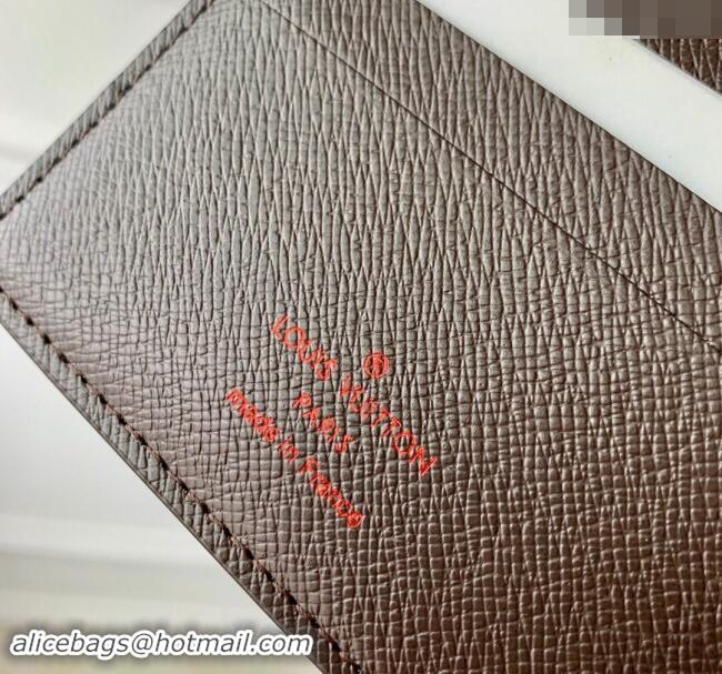 Most Popular Louis Vuitton Damier Ebene Canvas Multiple Wallet N62663 2024