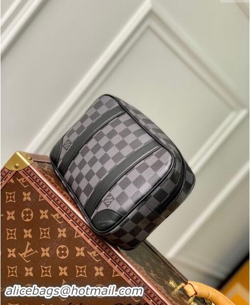 Best Quality Louis Vuitton Damier Graphite Canvas Pochette Kasai Pouch N60501