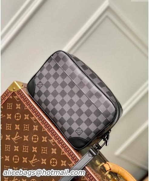 Best Quality Louis Vuitton Damier Graphite Canvas Pochette Kasai Pouch N60501