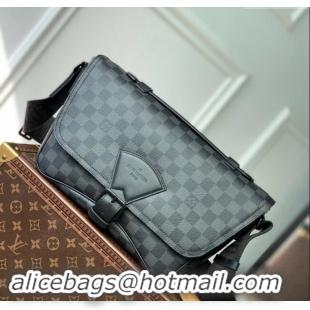 Top Design Louis Vuitton  Damier Graphite Canvas Montsouris Messenger Bag N46685