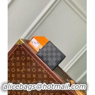 Well Crafted Louis Vuitton Damier Graphite Canvas Multiple Wallet N62663