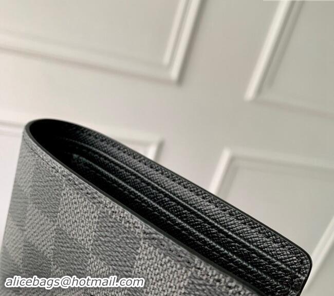 Well Crafted Louis Vuitton Damier Graphite Canvas Multiple Wallet N62663