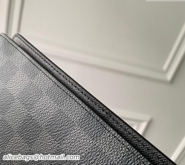 Reasonable Price Louis Vuitton Damier Graphite Canvas Brazza Wallet N62665