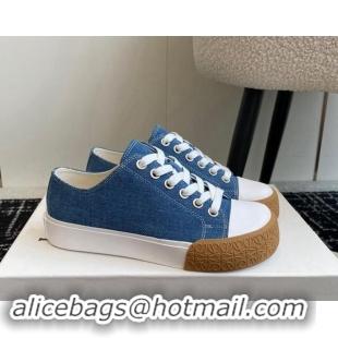 Duplicate Loewe Terra Vulca Canvas Low-top Sneakers Denim Blue 009090