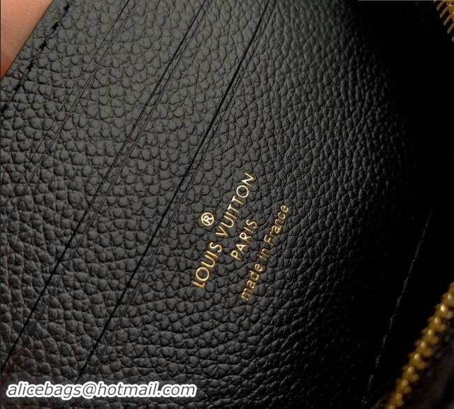 Super Quality Louis Vuitton Monogram Empreinte Wallet on Chain Ivy M82210 Black 2023