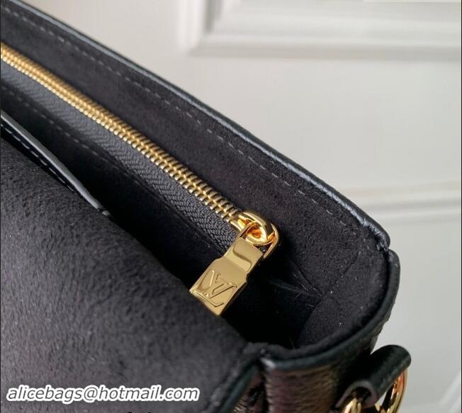 Super Quality Louis Vuitton Monogram Empreinte Wallet on Chain Ivy M82210 Black 2023