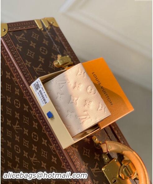 Top Grade Louis Vuitton Monogram Empreinte Victorine Wallet M82344 Cream Beige 2023