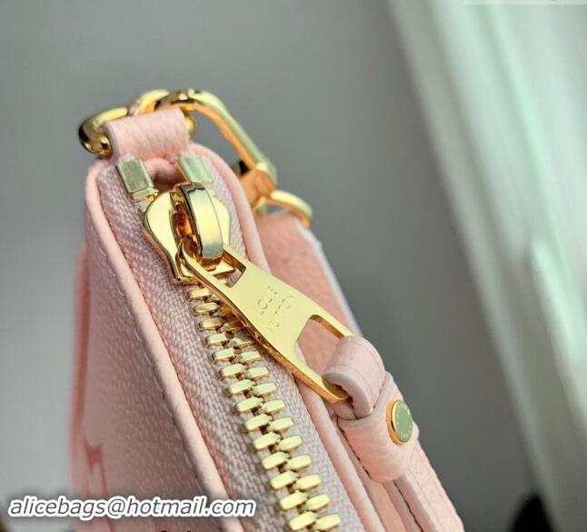 Top Quality Louis Vuitton Monogram Empreinte Easy Pouch on Strap Mini Bag M82346 Gradient Pink 2023