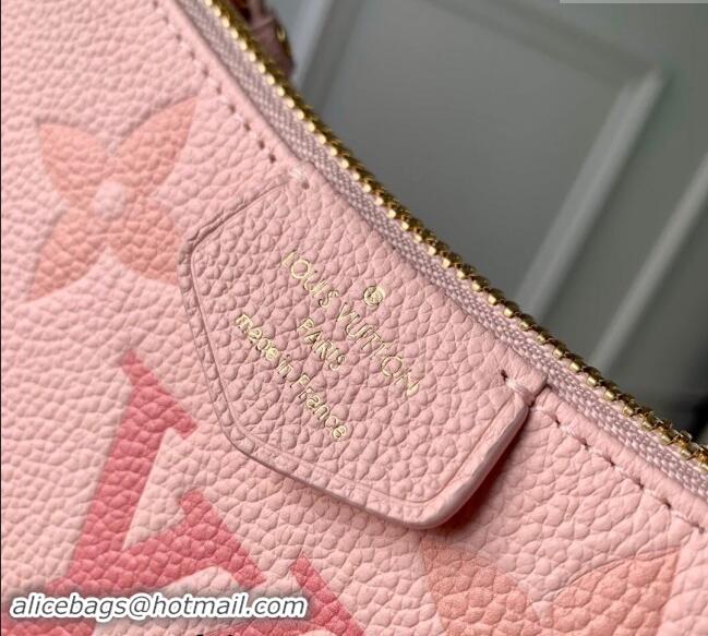 Top Quality Louis Vuitton Monogram Empreinte Easy Pouch on Strap Mini Bag M82346 Gradient Pink 2023