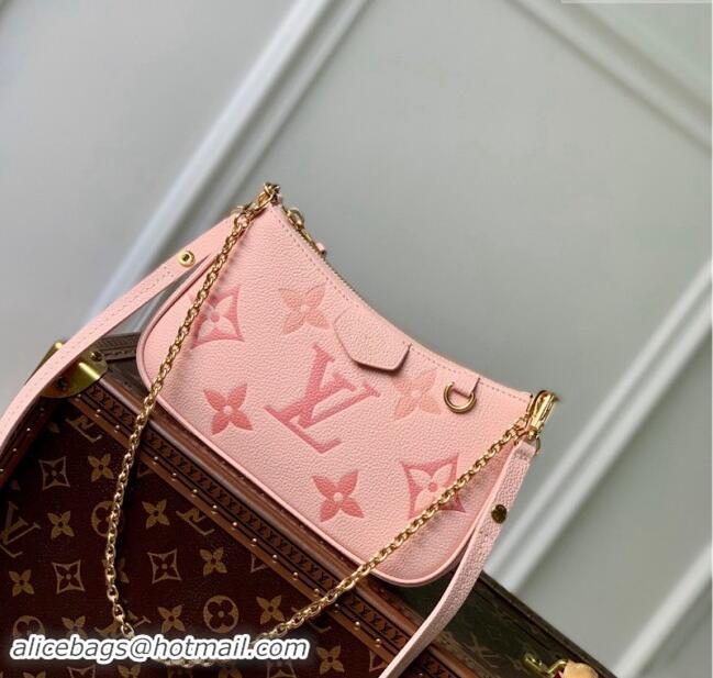 Top Quality Louis Vuitton Monogram Empreinte Easy Pouch on Strap Mini Bag M82346 Gradient Pink 2023