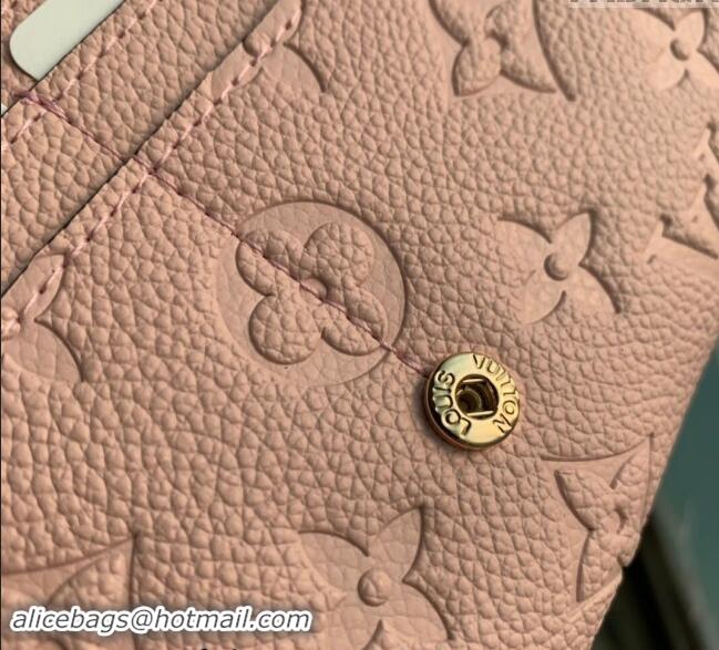 Well Crafted Louis Vuitton Monogram Empreinte Sarah Wallet M82257 Light Pink 2023